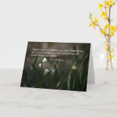 Glück innerhalb der Anmerkungs-Karte Karte (Gelbe Blume)