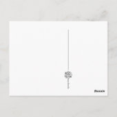 "Glück" - inspirierendes Zitat nach Karte (Rückseite)