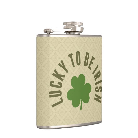 Glück, irisch zu sein flachmann (Rechts)