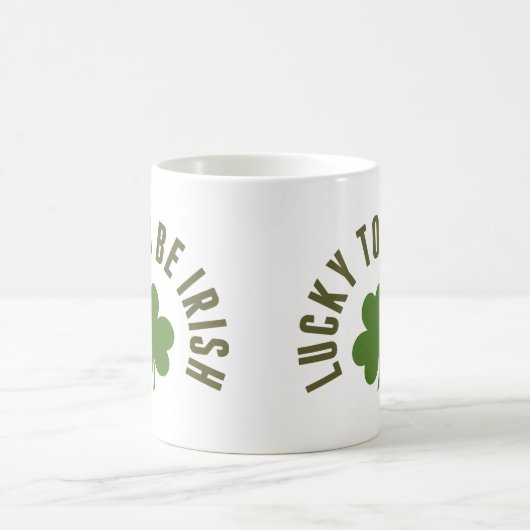 Glück, irisch zu sein kaffeetasse (Mittel)