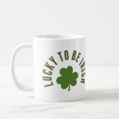 Glück, irisch zu sein kaffeetasse (Links)