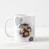 Glück ist .. 2 Foto Rosa Grün Pop Kunst Blume Kaffeetasse (Links)