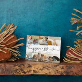 Glück ist | Daddy Foto Collage Plaque Fotoplatte (Seite)