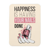 Glück ist, dass deine Nägel gemacht werden Magnet (Vertikal)