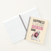 Glück ist, dass deine Nägel gemacht werden Notizblock (Innenseite)