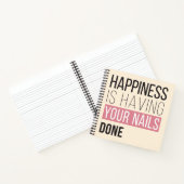 Glück ist, dass deine Nägel gemacht werden Notizblock (Innenseite)