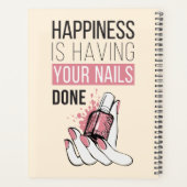 Glück ist, dass deine Nägel gemacht werden Planer (Rückseite)