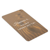 Glück ist der Sand zwischen Ihren Zehen Zitat Magnet (Rechte Seite)