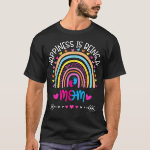 Glück ist der Tag der Mutter Rainbow Mutter 2022 T-Shirt