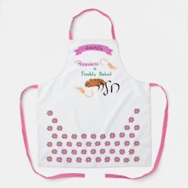 Glück ist die frisch gebackene Challah-Schürze Schürze