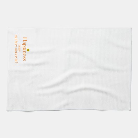 Glück ist die Kasserolle meiner Mutter Handtuch (Horizontal)