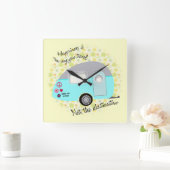 Glück ist die Weise, die Sie Wanduhren reisen (Zuhause)