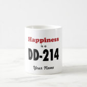 Glück ist ein DD-214 Kaffeetasse (Mittel)