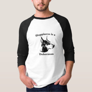 Glück ist ein Dobermann T-Shirt