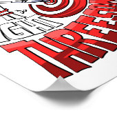 Glück ist ein dreiseitiger Darts Player Poster (Ecke)