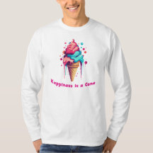 Glück ist ein Eiscreme-Knochen