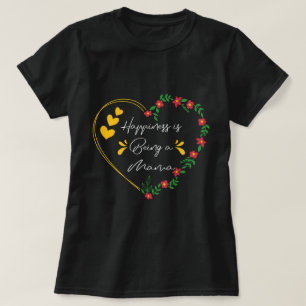 Glück ist ein Geburtstag von Mama, das Niedliche M T-Shirt
