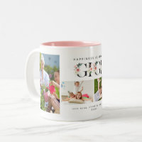 Glück ist ein Gigi Blush Floral 4 Foto Tasse