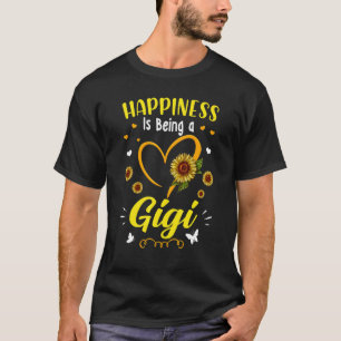 Glück ist ein Gigi-Sonnenblumen-Muttertag G T-Shirt