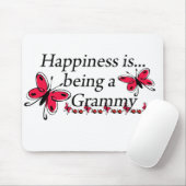 Glück ist ein Grammy SCHMETTERLING Mousepad (Mit Mouse)