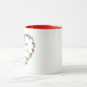 Glück ist ein graues Muttertagssonnel Tasse (Zentrum)