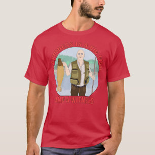 Glück ist ein großer Fisch und ein Zeuge T-Shirt