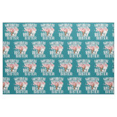Glück ist ein großer Schwesterchen - Bunny Stoff (Fat Quarter (45,7 x 55,9 cm))