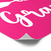 Glück ist ein Großmutter-Muttertag-Funny Poster (Ecke)