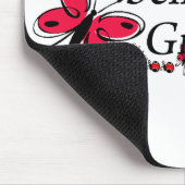 Glück ist ein Großmutter SCHMETTERLING Mousepad (Ecke)