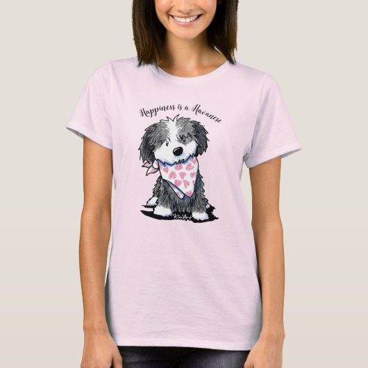 Glück ist ein havanesischer T - Shirt (Vorderseite)
