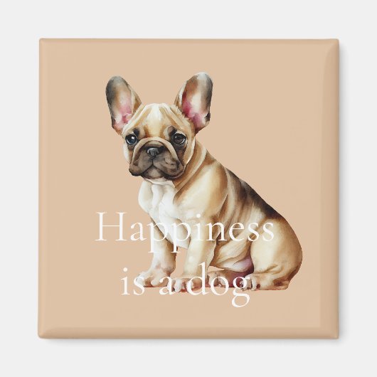 Glück ist ein Hund Magnet (Vorne)