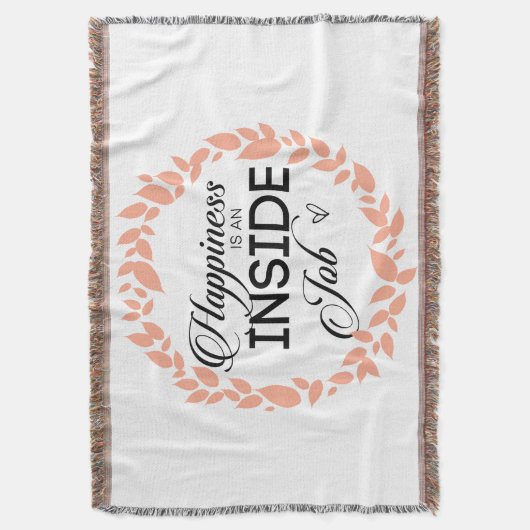 Glück ist ein innerer Arbeitskampf Decke (Vorderseite Vertikal)