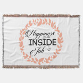 Glück ist ein innerer Arbeitskampf Decke (Vorderseite)