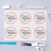 Glück ist ein innerer Arbeitskampf Seidenpapier (Handwerk)