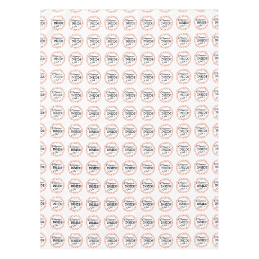 Glück ist ein innerer Arbeitskampf Tischdecke (Vorderseite)