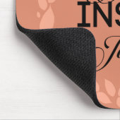 Glück ist ein innerer Blütenschaden Mousepad (Ecke)