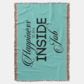 Glück ist ein innerer Job Decke (Vorderseite Vertikal)