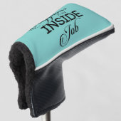 Glück ist ein innerer Job Golf Headcover (3/4 Vorderseite)