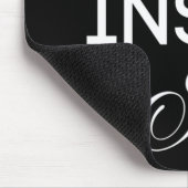 Glück ist ein innerer Job Mousepad (Ecke)