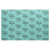 Glück ist ein innerer Job Stoff (Fat Quarter (45,7 x 55,9 cm))