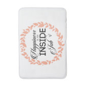 Glück ist ein Inside Job Wraath Mat Badematte (Vorderseite Vertikal)