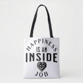 Glück ist ein Insider-Job Tasche (Vorderseite)