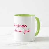 Glück ist ein Insider-Job! Tasse (VorderseiteRechts)