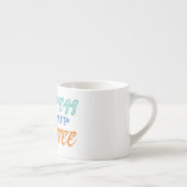 Glück ist ein Kaffee-Umarmung Espressotasse (Rechts)