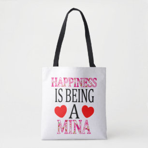 Glück ist ein Mama-Mimi-Muttertag der Mütter der M Tasche