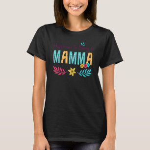 Glück ist ein Mamma Frauen Blumendekor Mama T-Shirt