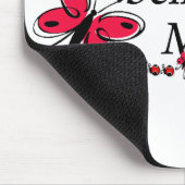 Glück ist ein Memaw SCHMETTERLING Mousepad (Ecke)