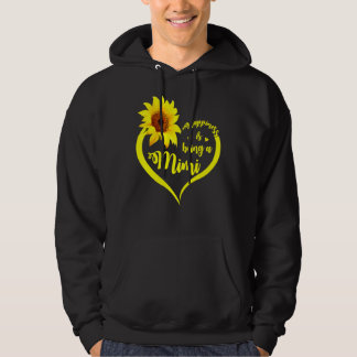 Glück ist ein Mimi-Tag der Sonnenblumen-Mütter Hoodie