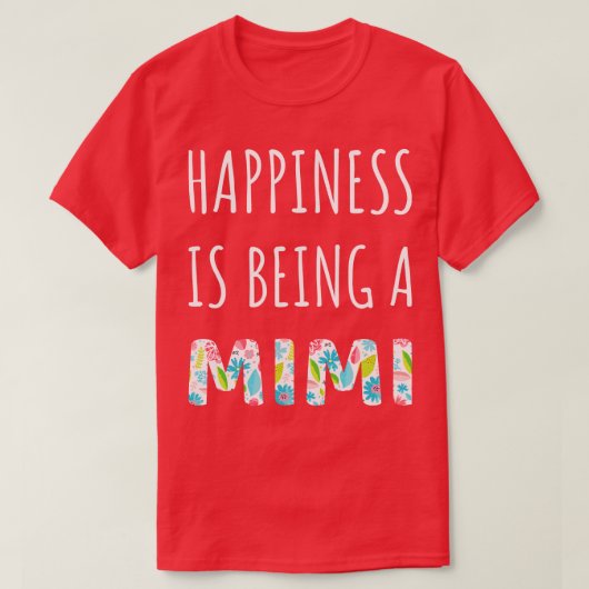 Glück ist ein Mimi V T-Shirt (Design vorne)