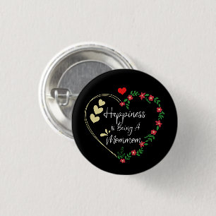 Glück ist ein Mommom Funny New Oma Niedlich Button